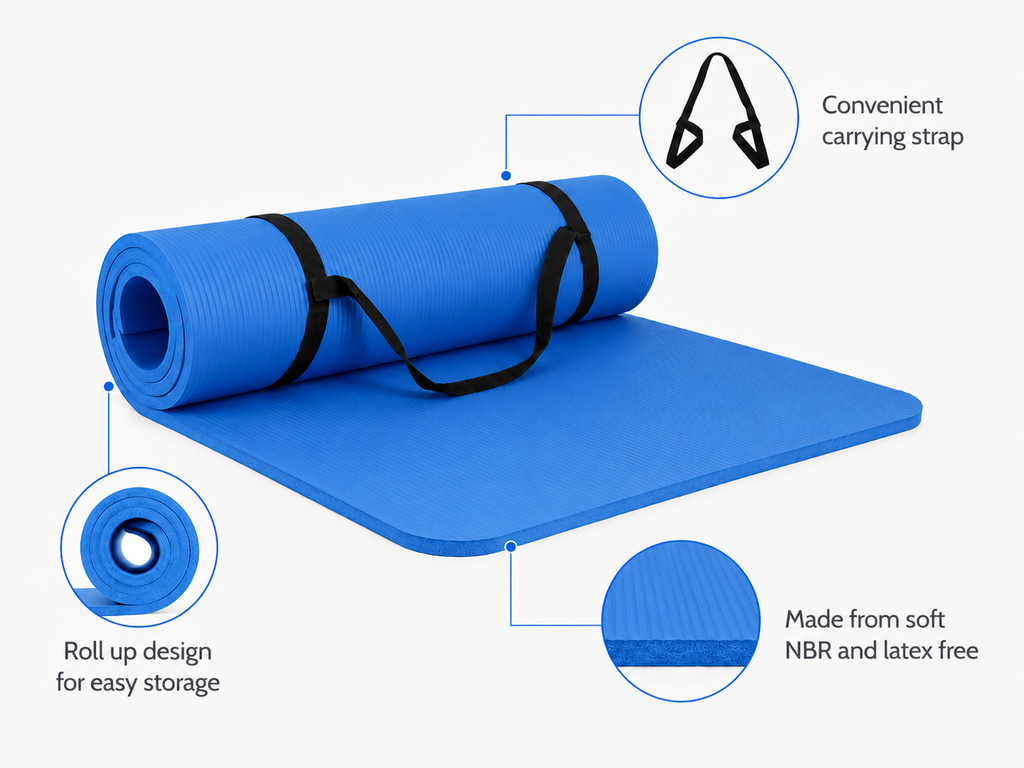 Yoga Mat 1/2 Thick