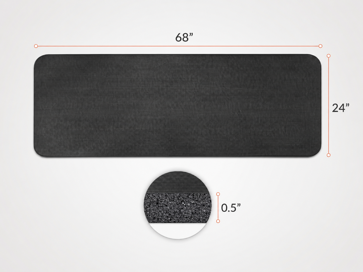 Yoga Mat 1/2 Thick